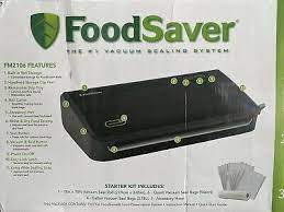 Foodsaver Fm2106 Manual Vacuum System Food Preservation With Built In Cutter 53891112482 Ebay