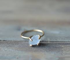 Celestite Ring Raw Light Blue Gemstone Ring By Happylittlegems Blue Gemstone Rings Tsavorite Engagement Ring Romantic Rings
