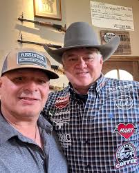 Just filmed a Resistol Rookie segment w my buddy Tim Endsley. One of the  biggest wins of my career, Resistol Rookie of the Year a LLLLOOONNG time  ago. Thanks @resistol1927 for all