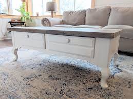 (and it only cost me $10 for the lumber to transform give your boards a nice coat of stain. Diy Farmhouse Coffee Table My Happy Simple Living