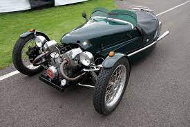 The English Triking 3 Wheeler Is A Good Copy Of The Morgan Trike With Modern Updated Engineering Power Cars Motorcycle Kit Cars