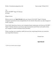Berikut beberapa contoh surat pengunduran diri yang dapat anda jadikan pedoman dalam membuat surat pengunduran diri apabila anda ingin mengundurkan diri dari suatu perusahaan, maka anda harus membuat surat pengunduran diri yang baik dan benar. 14 Contoh Surat Berhenti Kerja Swasta Kumpulan Contoh Surat