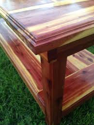 Cedar Coffee Table Cedar Wood Projects Cedar Woodworking Projects Red Cedar Wood