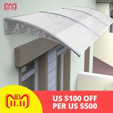 You will needs tools such as a hammer and a drill. Dropship Patio Furniture Door Awning Rain Canopy Aluminum Window Frame Front Door Awning Diy Door Awning Anti Uv Sun Shelter Hwc Awnings Aliexpress