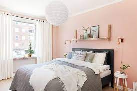 Rose gold peach color bedroom. 50 Best Blush Peach Pink Wall Paint Bedroom Ideas Pink Walls Peach Walls Peach Bedroom