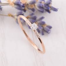 Dainty Promise Ring For Her Minimalist Promise Ring Womens Etsy Promise Rings For Her Cute Promise Rings Rings For Her