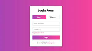 Animated Login Form using HTML & CSS only | No JavaScript or jQuery -  YouTube