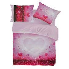 Parure lenzuola con lenzuolo sopra 150x280 cm e federa a sacco di 50x80 cm. Completo Lenzuola Stampa Digitale Cuore Matrimoniale Pierre Cardin Sweet Heart Eur 69 40 Picclick Fr