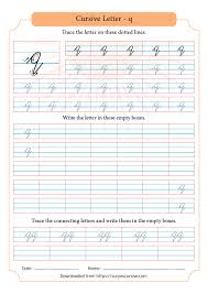 Maybe you would like to learn more about one of these? Cursive Letter Q In Lowercase Suryascursive Com