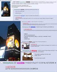 biz autist buys an entire billboard in downtown NYC for a meme. : r4chan