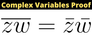 Complex Variables Prove That Conjugate Of The Product Is The Product Of Math Videos Variables Math