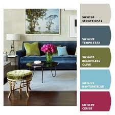 Natural colors, such as chocolate, mossy green, grays, and whites, will pair well with blue walls. Lackfarben Von Chip It Von Sherwin Williams Check More At Https Yapayzekaforum Com Index P Blue Sofa Blue Couch Living Room Blue Couch Living