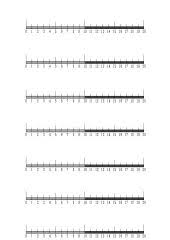 1 von 3 > >> gehe zu seite: Mathematik Arbeitsmaterialien Zahlenstrahlen 4teachers De