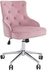 Amazon Com Dmf Furniture Home Office Chair With High Back Modern Design Velvet Desk Task Chair With Arms I Pink Office Chair Home Office Chairs Office Chair