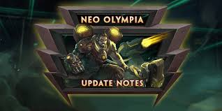 Neo Olympia Update Notes Smitefire But you are right, as long as there is nothing that deserves it's own page, it should be fused with it's main page (like i did with the buff page, which was just a table. neo olympia update notes smitefire
