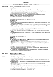 Ecommerce Business Analyst Resume Samples Velvet Jobs