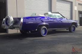 1972 cadillac fleetwood eldorado coupe shown in balmoral green firemist paint with white padded vinyl roof and accent striping. Convertible Le Cabriolet Very Hard To Find Lowrider With Hydrolics