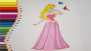 Frumoasa din pădurea adormită este o carte de citit și colorat adresată copiilor mici și preșcolarilor. Desenez Printese Disney Aurora Frumoasa Din Padurea Adormita Youtube