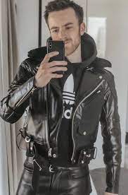Classic Perfecto Steerhide Leather Motorcycle Jacket 618 Leather Jacket Men Jackets Men Fashion Mens Leather Clothing