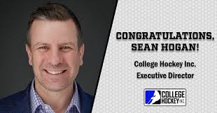 We're thrilled to announce that Sean Hogan has been named Executive  Director of College Hockey Inc. Full details at CollegeHockeyInc.com.