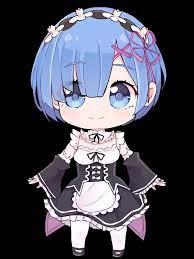 Chibi Rem Re Zero Png Transparent In 2021 Chibi Anime Anime Chibi