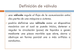 Definicion de valvulas