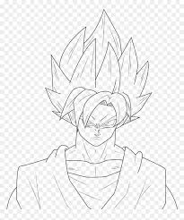 Easy drawing tutorials for beginners, learn how to draw animals, cartoons, people and comics. Goku Ssgss Drawing At Getdrawings Easy Ssgss Goku Drawings Hd Png Download Vhv