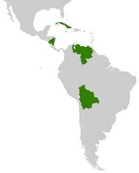 Ubicación de venezuela en el mapa del caribe. Alba Wikipedia