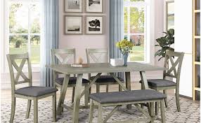 A bench could be very completely different than a few chairs, so listed here are some extra particulars you would possibly need to know Amazon Com P Purlove 6 Piece Dining Table Set Dining Room Set With Table Padded Bench And 4 Padded Chairs Wood Dining Table And Chair Kitchen Table Set For 6 Persons Rustic Grey