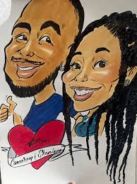 Who can do caricature drawings for a party?