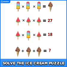 Maybe you would like to learn more about one of these? Shareit Solve This Ice Cream Puzzle If You Can Facebook