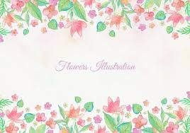 Download Free Vector Card With Watercolor Floral Frame Design Svg Ai Uidownload
