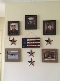 Patriotic Decor Marine And Army Military Home Decor Army Decor Military Decor