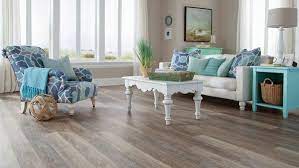Living room with vinyl flooring ideas and designs. Vinyl Flooring Buying Guide