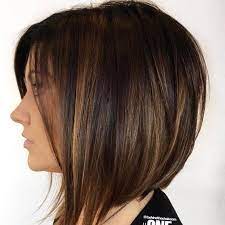 20 Gorgeous Dark Brown Hair With Highlights Ideas Stacked Bob Haircut Bobs For Thin Hair Bob Hairstyles