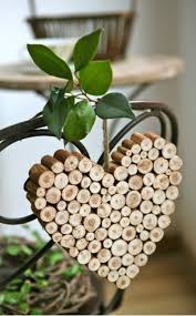 Dekoracyjne Serduszko Valentines Diy Wood Slice Crafts Wood Crafts