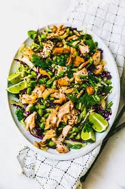 Maybe you would like to learn more about one of these? Salmon Edamame Cabbage Salad With Ginger Lime Vinaigrette