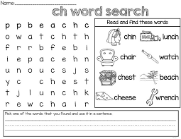 digraphs th ch wh and sh digraph ch words first grade phonics