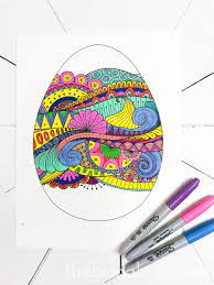 Get crafts, coloring pages, lessons, and more! Easter Egg Coloring Pages A Free Printable The Bold Abode