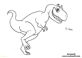 T Rex Coloring Pages For Preschoolers