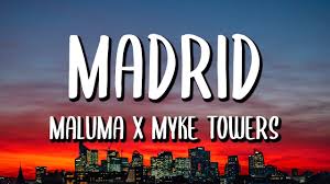 Maluma] linda, qué bien te ves según las rede' me olvidaste (jaja) pero ese cuento, ¿quién te lo cree? Maluma Myke Towers Madrid Letra Lyrics Youtube