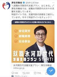 就職氷河期世代支援プラン はじまる 厚生労働省では 就職氷河期世代の方々の活躍を支援しています 特設サイトでは 支援内容の詳細をご紹介しています 今すぐ特設サイトをチェック 氷河期 世代 特設サイト