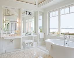 Bypass the bold hues and embrace the crisp, polished simplicity of white. Interior Design Ideas Master Bathroom Design Bathroom Design Luxurious Master Bathroom