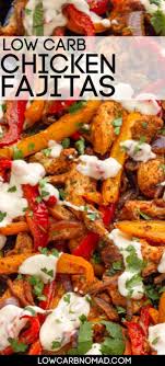 Low Carb Chicken Fajitas In 2020 Sheet Pan Dinners Chicken Chicken Fajita Recipe Sheet Pan Dinners Recipes