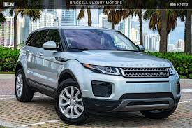 Used 2019 Land Rover Range Rover Evoque Se For Sale 31 000 Brickell Luxury Motors Stock L3084