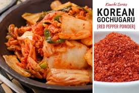 Gochugaru Korean Red Chili Powder About Buying And Using Guide Stuffed Peppers Kimchi Korean Red Pepper Flakes