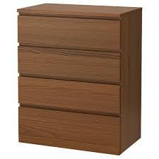 Malm Ladekast Met 4 Lades Bruin Gelazuurd Essenfineer 80x100 Cm Ikea Malm Ikea Malm Commode 4 Tiroirs
