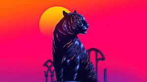 Tigre papéis de parede 4k. Neon Tiger Wallpaper 4k Ultra Hd Id 5397