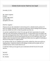 The best time to send a thank you letter is within 24 hours of after leaving the interview room. Free 32 Sample Interview Thank You Letter Templates In Ms Word Pdf