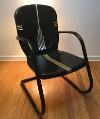 Empire State Building Chair Artist C R Kennedy Manufacturer Arvin Furniture Company Product Name Style Metal Lawn Chairs Vintage Metal Chairs Lawn Chairs